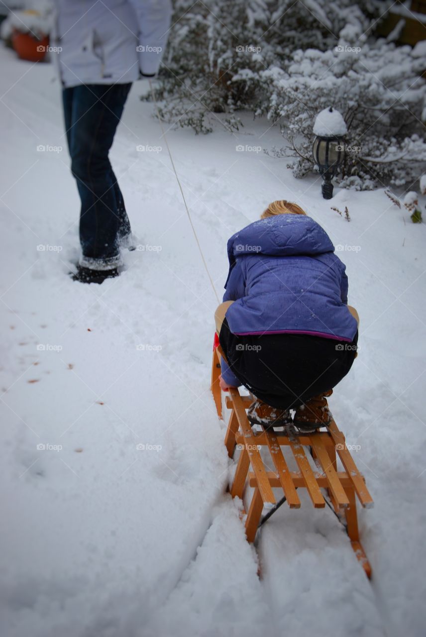 Sleigh riding