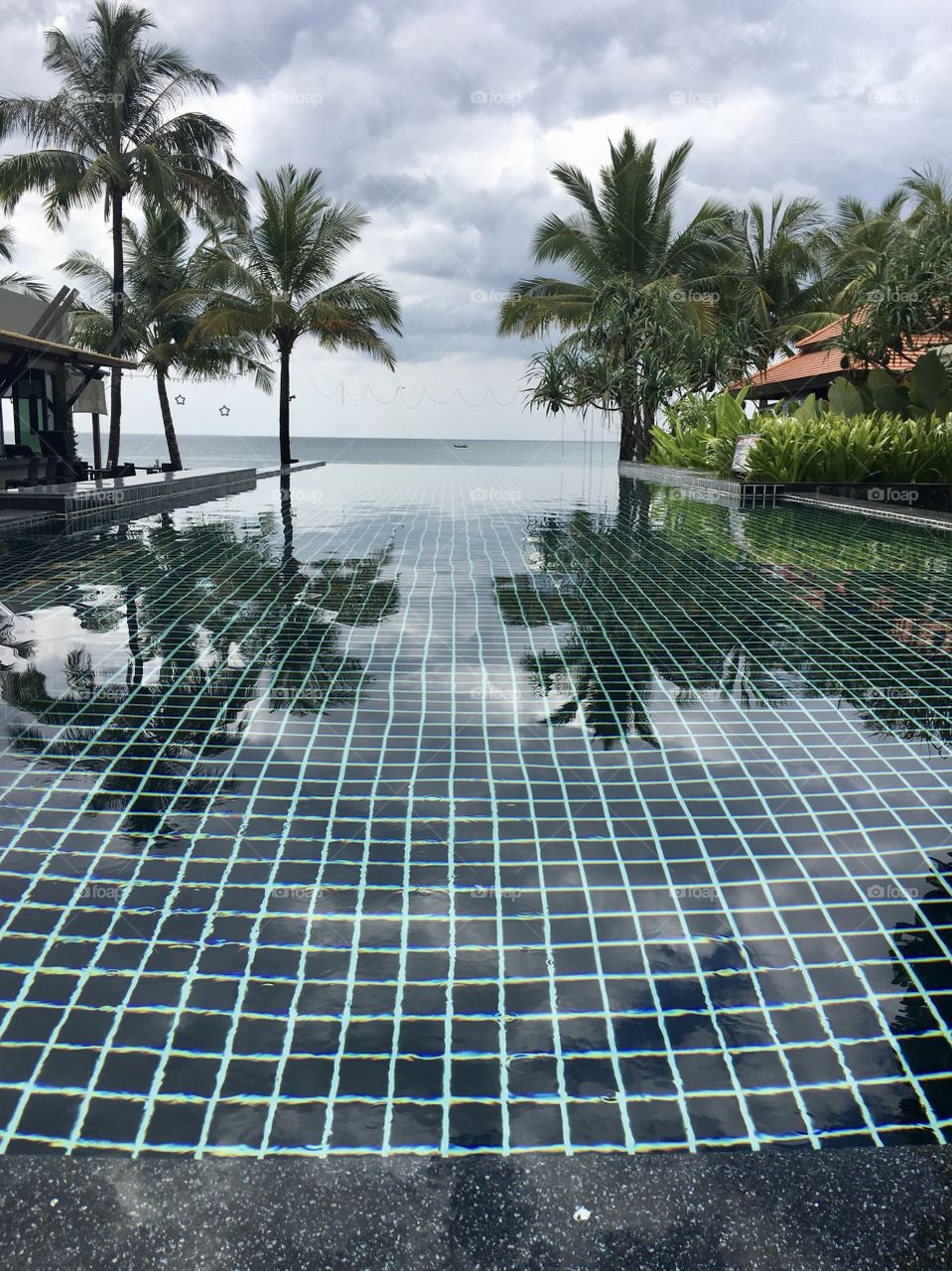 Luxury infinity pool