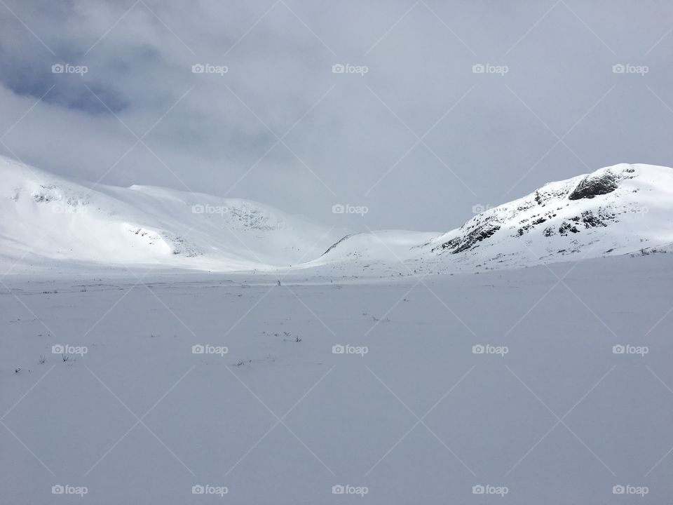 Winter in the mountain 