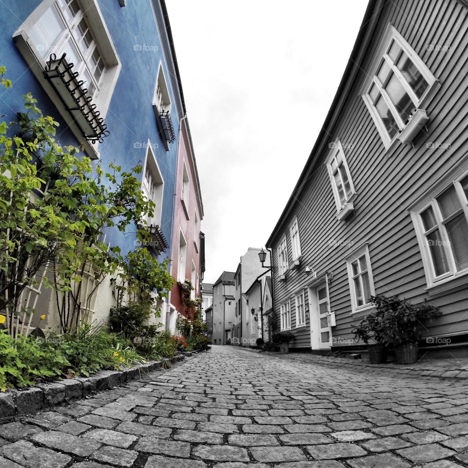 Citylife. Bergen town, Norway