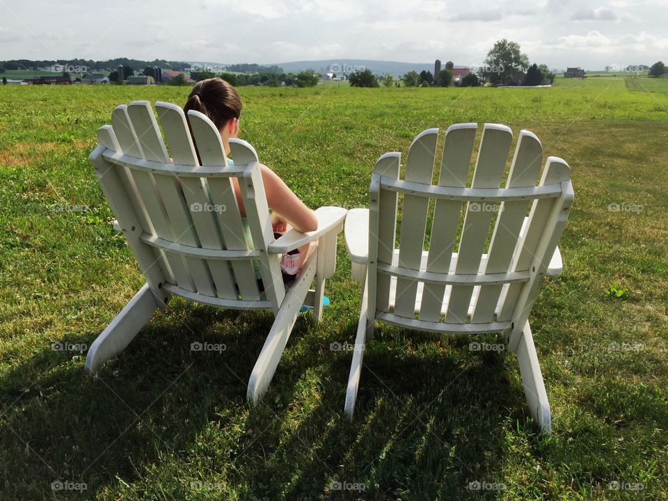 Relaxing in Amish country 