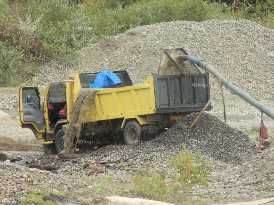 I love the work Load of sand