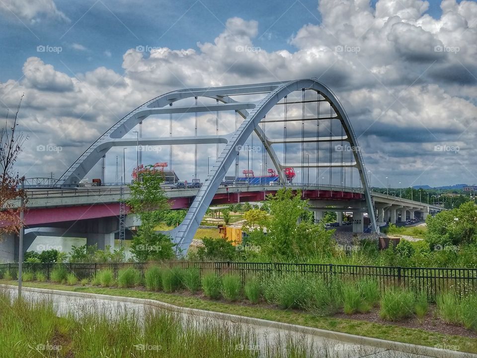 Nashville pedestrian  bridge