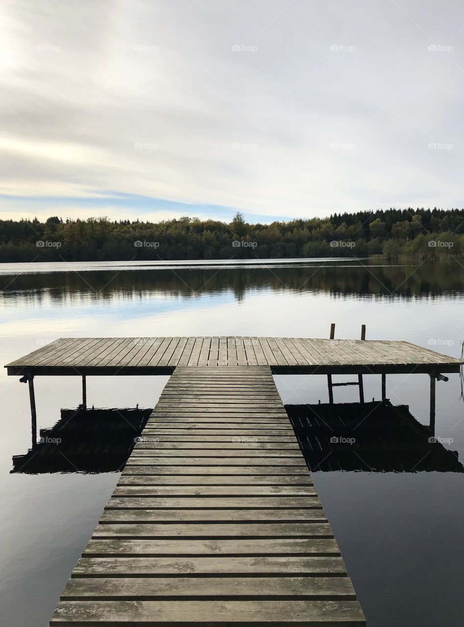 Lake in the autumn