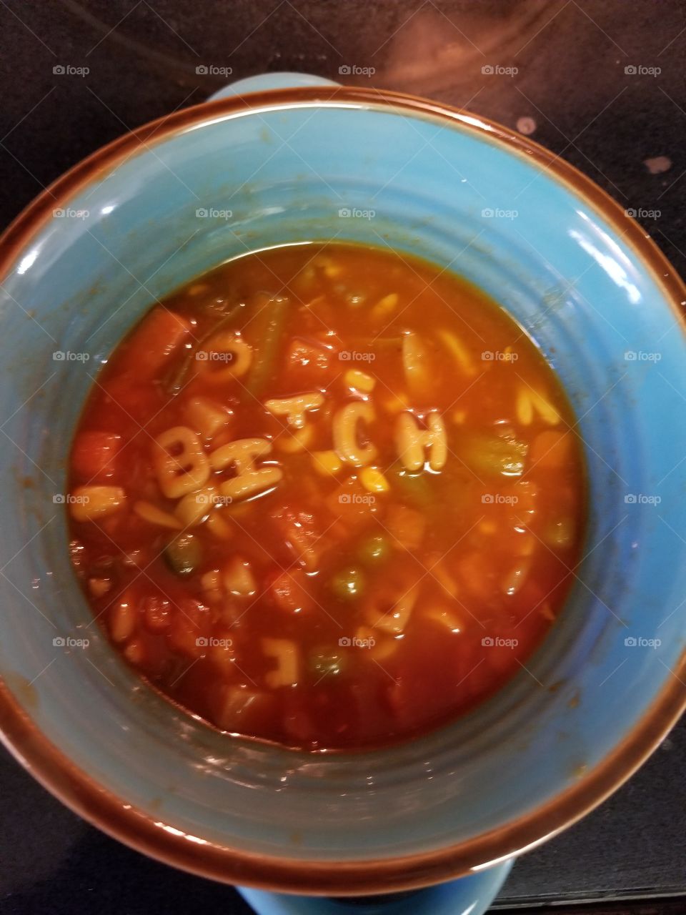 'BI**H' alphabet soup