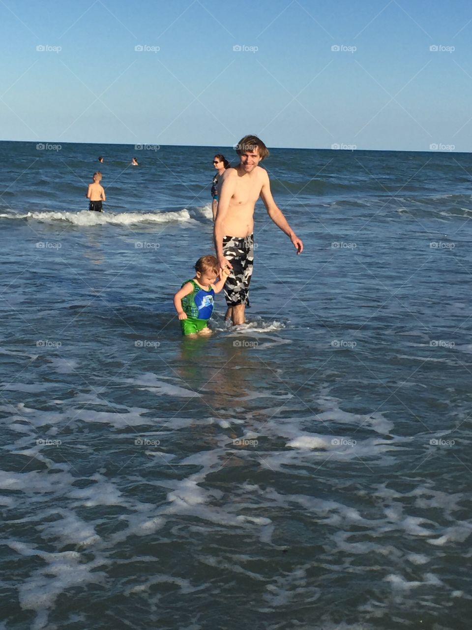 First time at the ocean