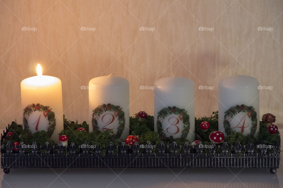 Christmas time - Advent candlestick - adventsljusstake