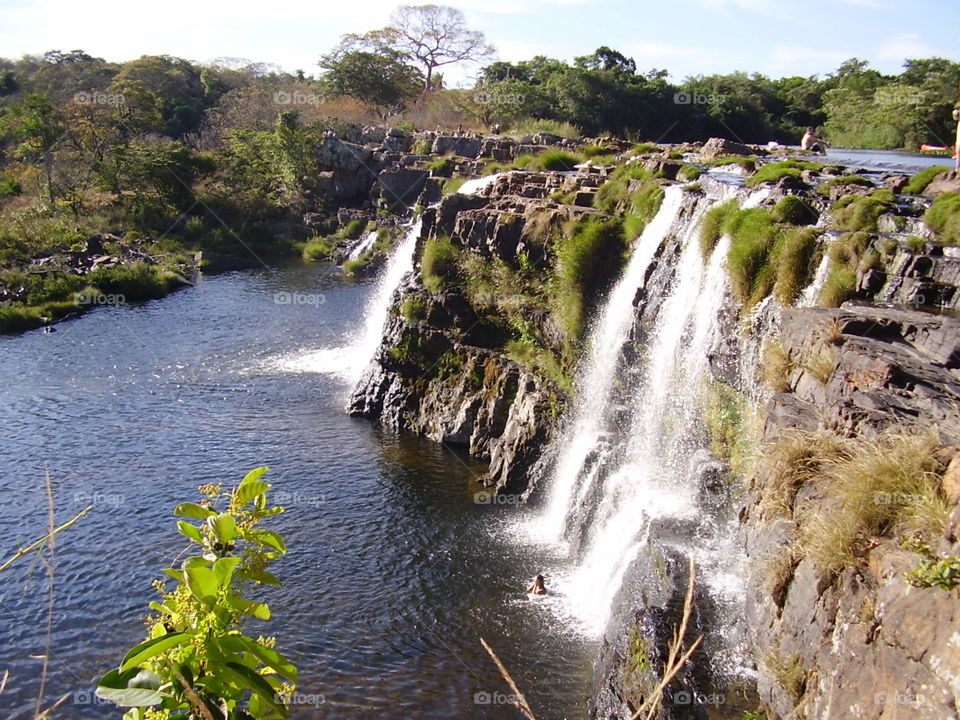 Magical waterfall