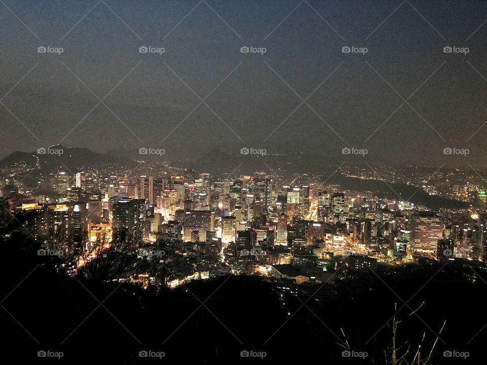 Overlooking Seoul, Korea
