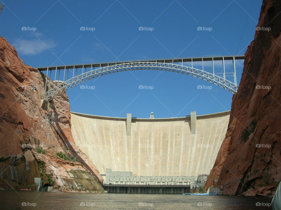 river architecture bridge structure by jeanello