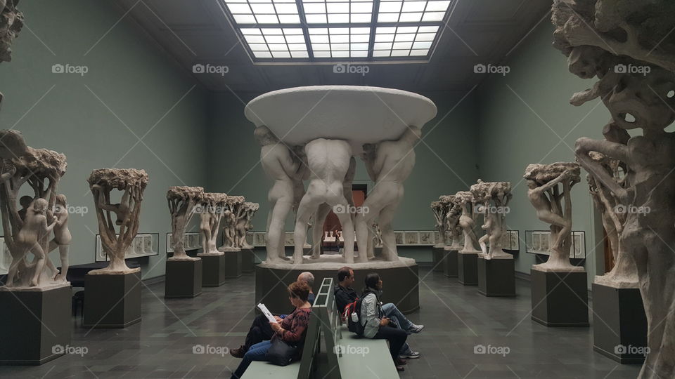 Sculpture, Indoors, People, Museum, Exhibition