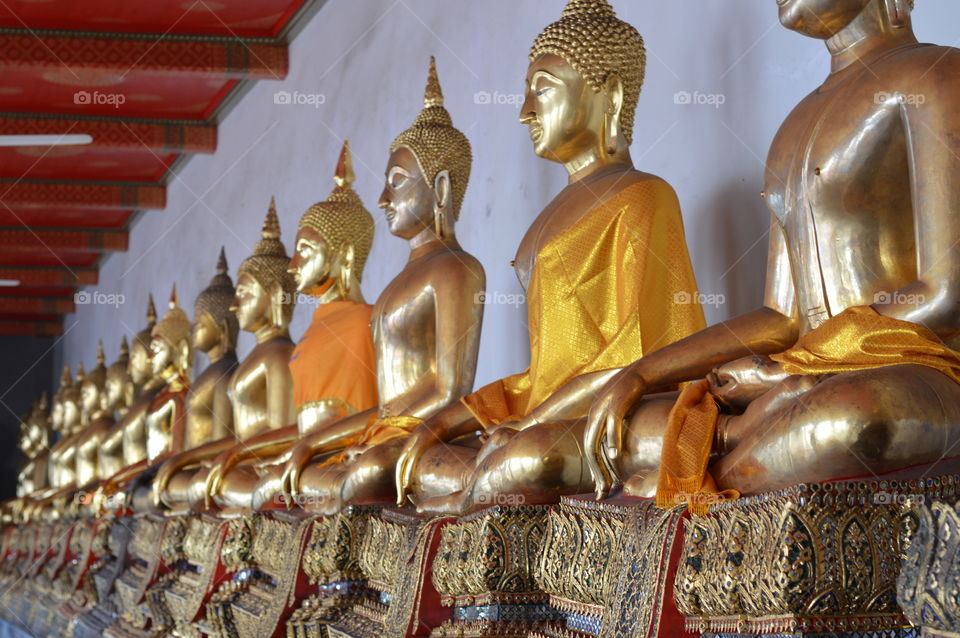 Buddha statues bangkok thailand