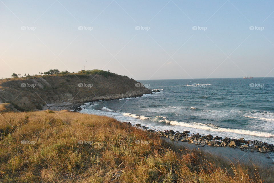 Beach in Chernomorets, Bulgaria