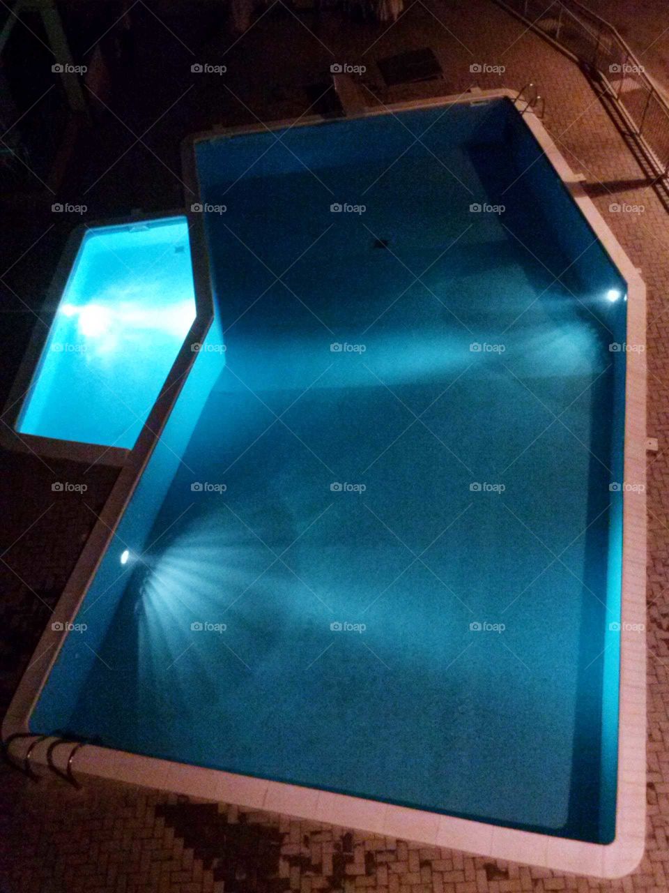 piscina dall'alto