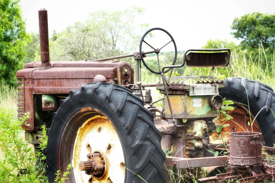 Old tractor