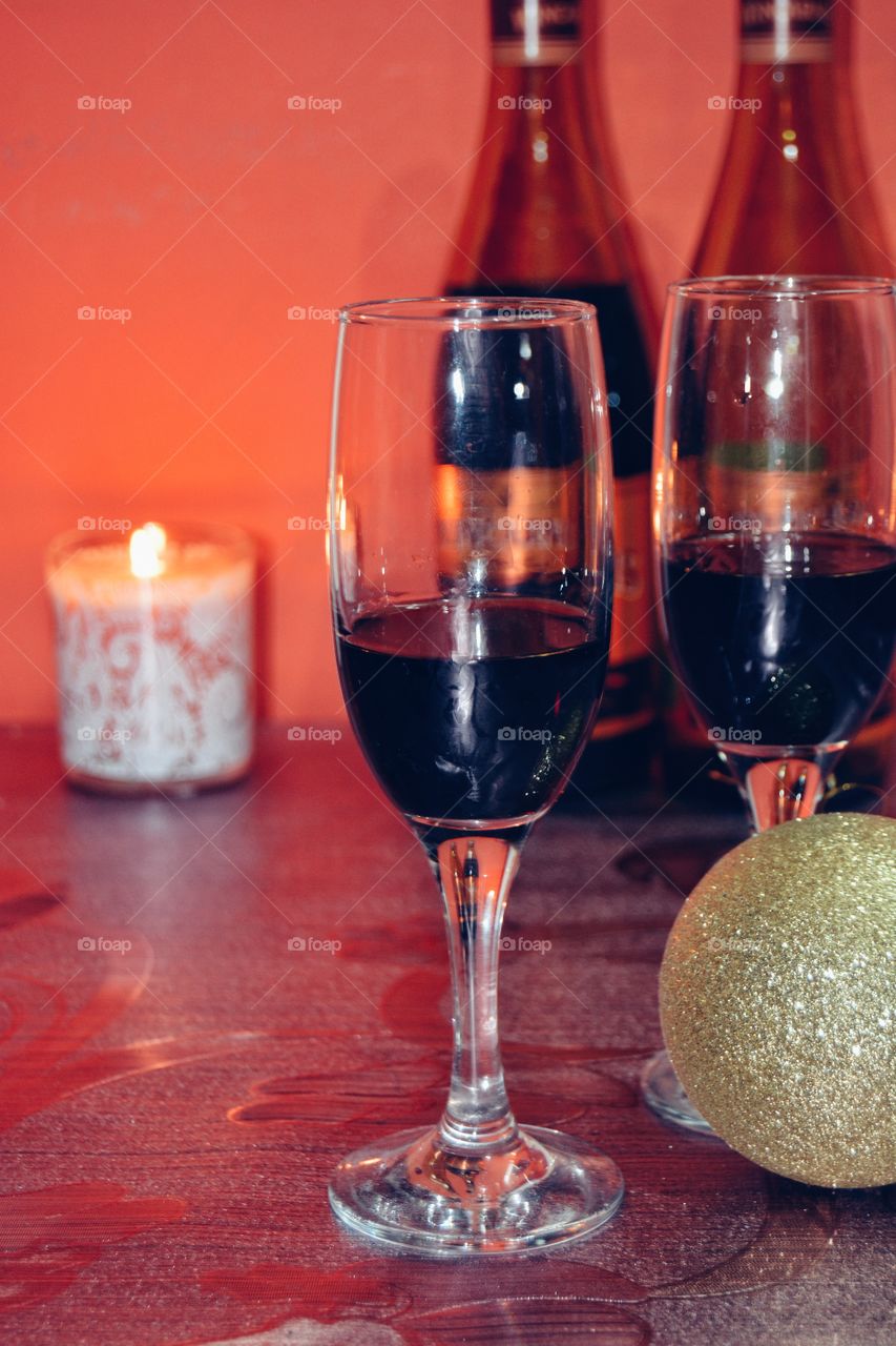 Celebration of Christmas- red wine