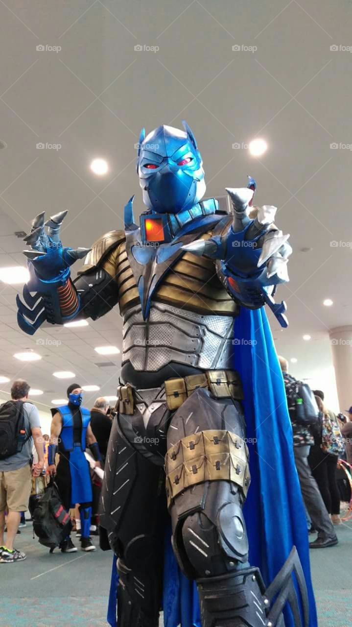 blue steel batman at Comic-Con 2017
photographer-jjb photography