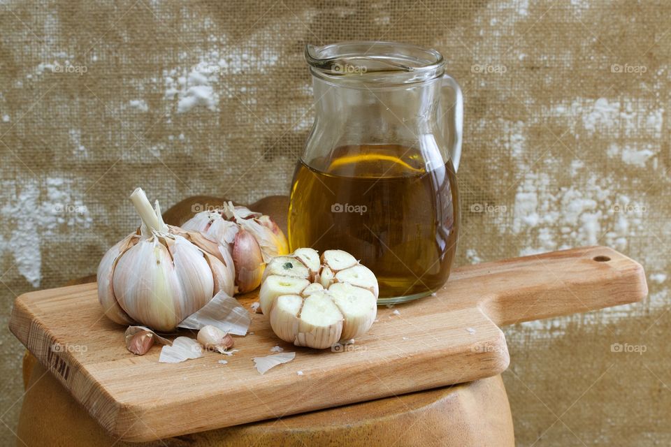 garlic and olive oil