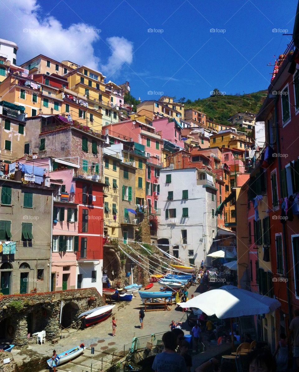 Street in Riomaggiore 