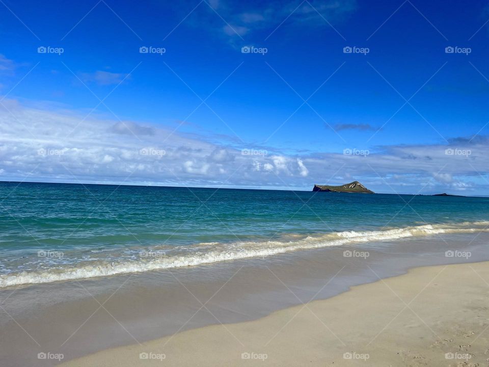 Waimanalo Beach in Waimanalo Hawaii