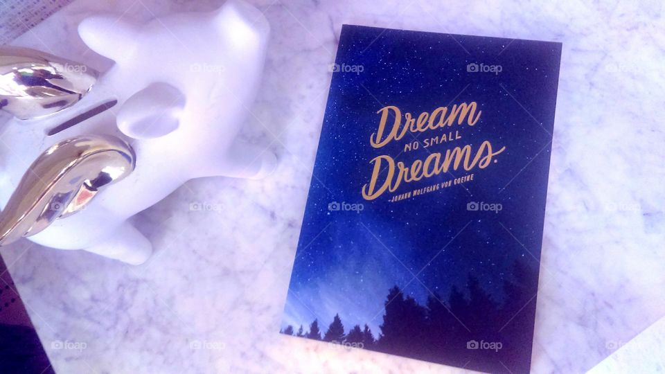 Motivational: Dream no small Dreams