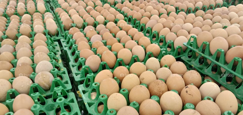 egg in market, telur di pasar