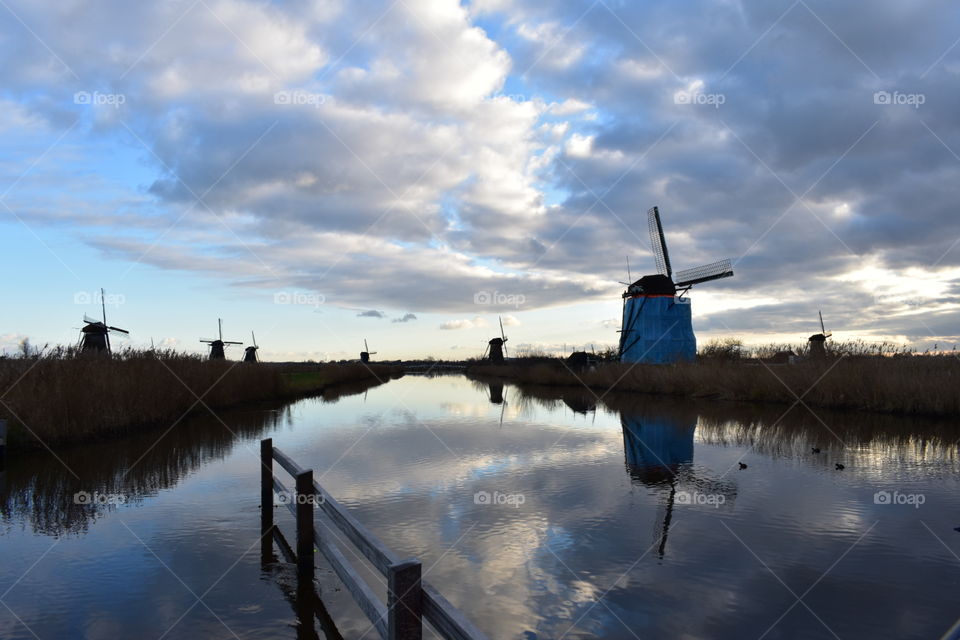 Kinderdijk : Windmills UNESCO World heritage