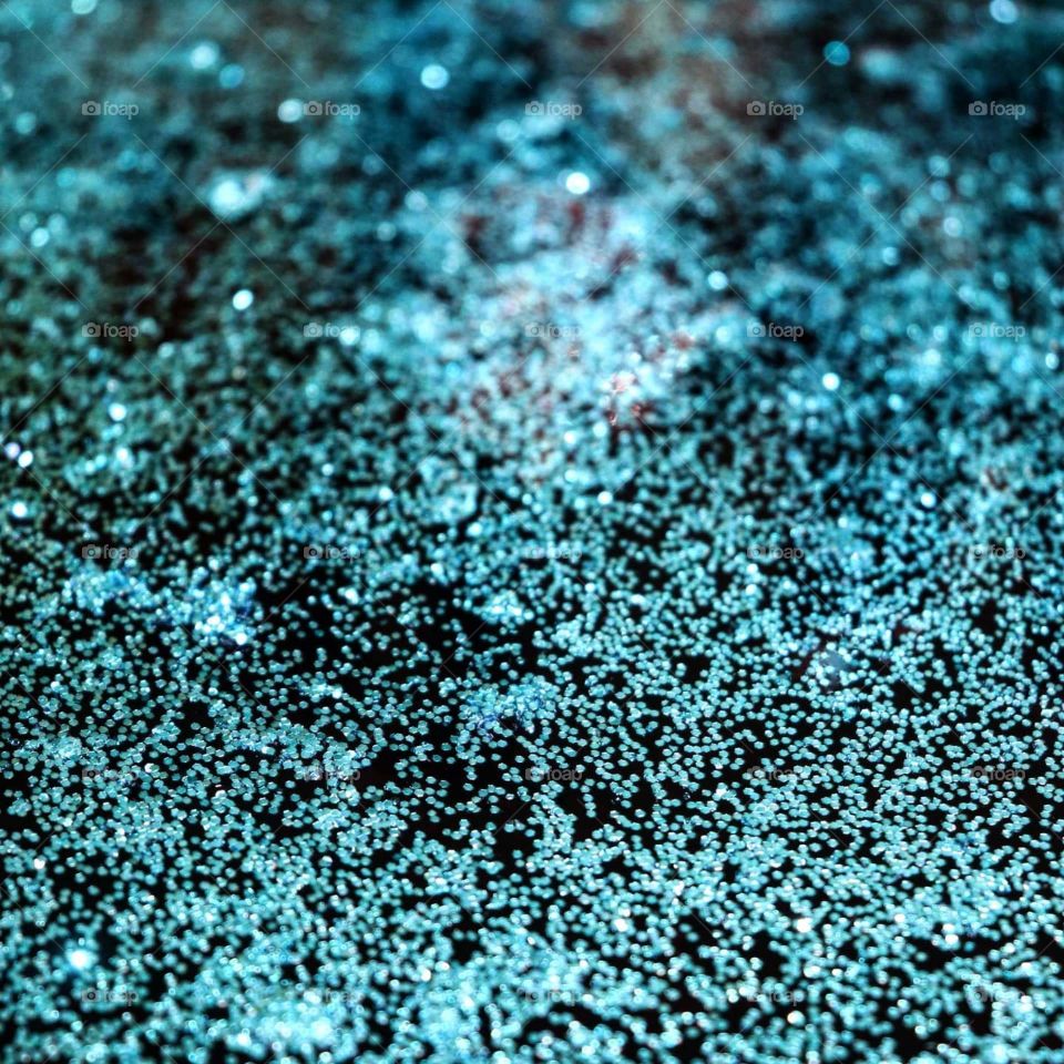 teal glitter