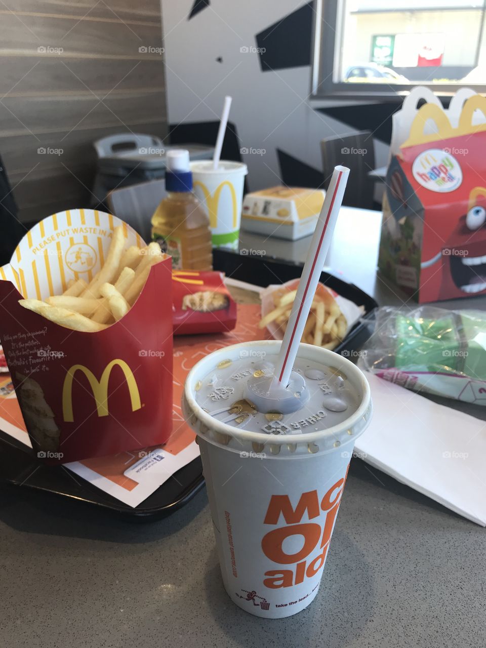 Eating at McDonald’s 