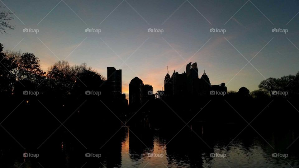 Sunset, Dawn, No Person, Water, Evening