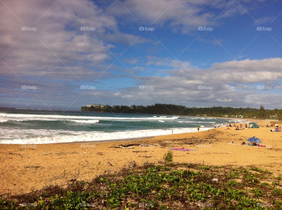 Anahola Beach, Kauai