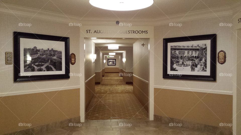 Hotel Hallway at Gaylord Palms Orlando