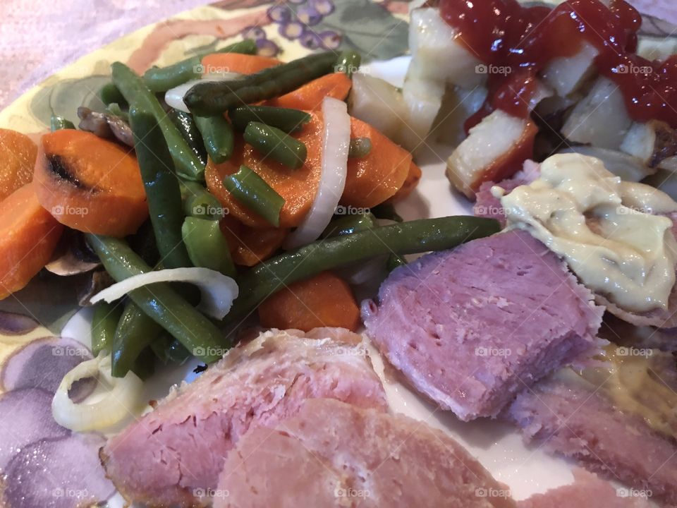 A delicious Easter dinner
