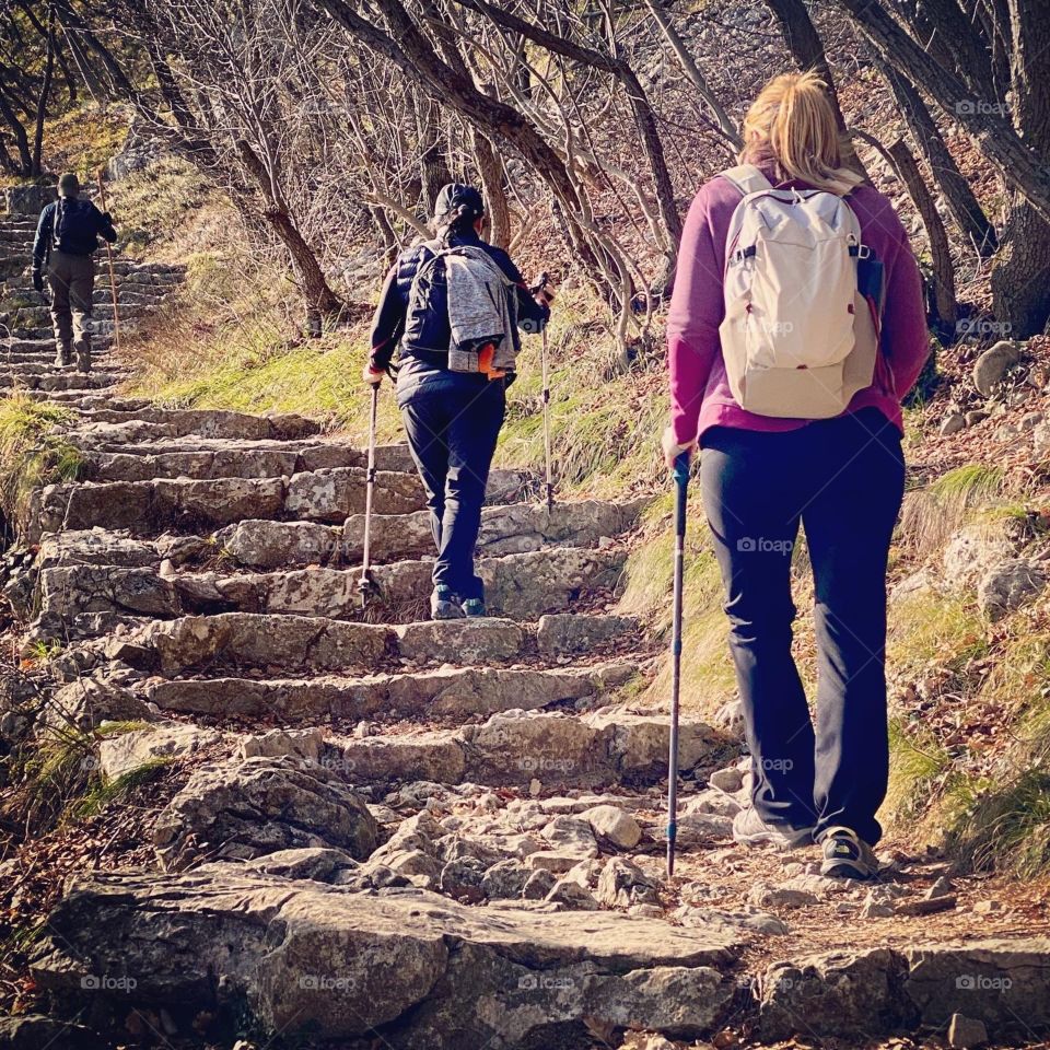 Climbing comes with adventure