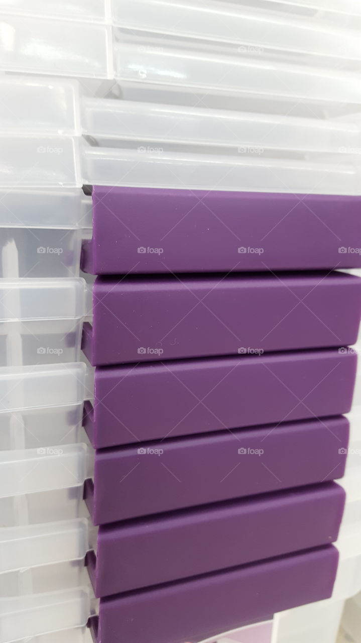 purple plastic