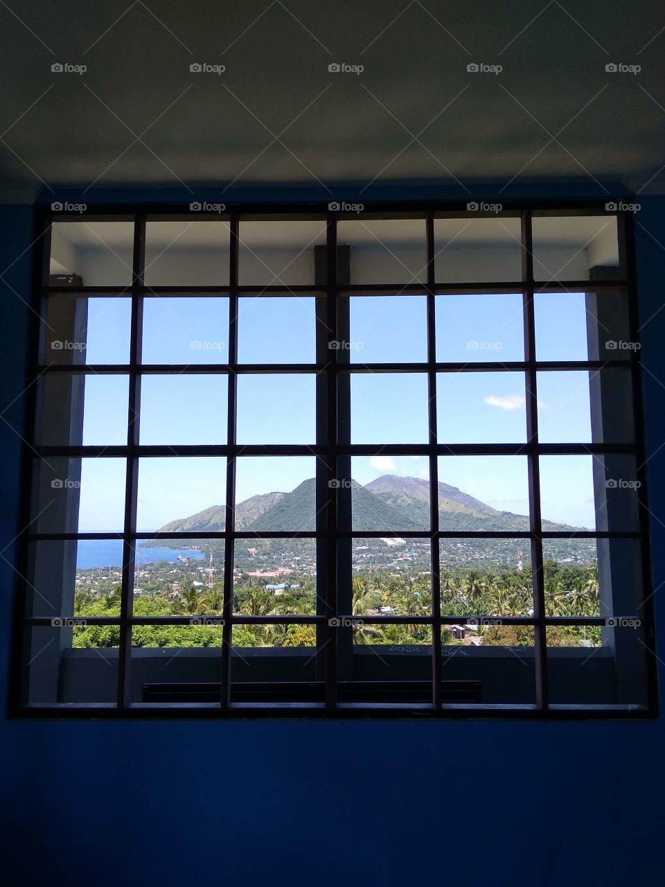 Other side of window