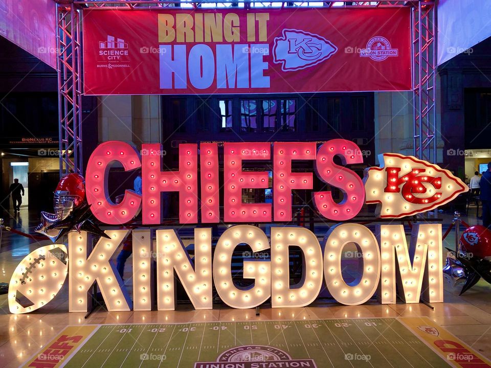 Chiefs Kingdom Lighted Sign