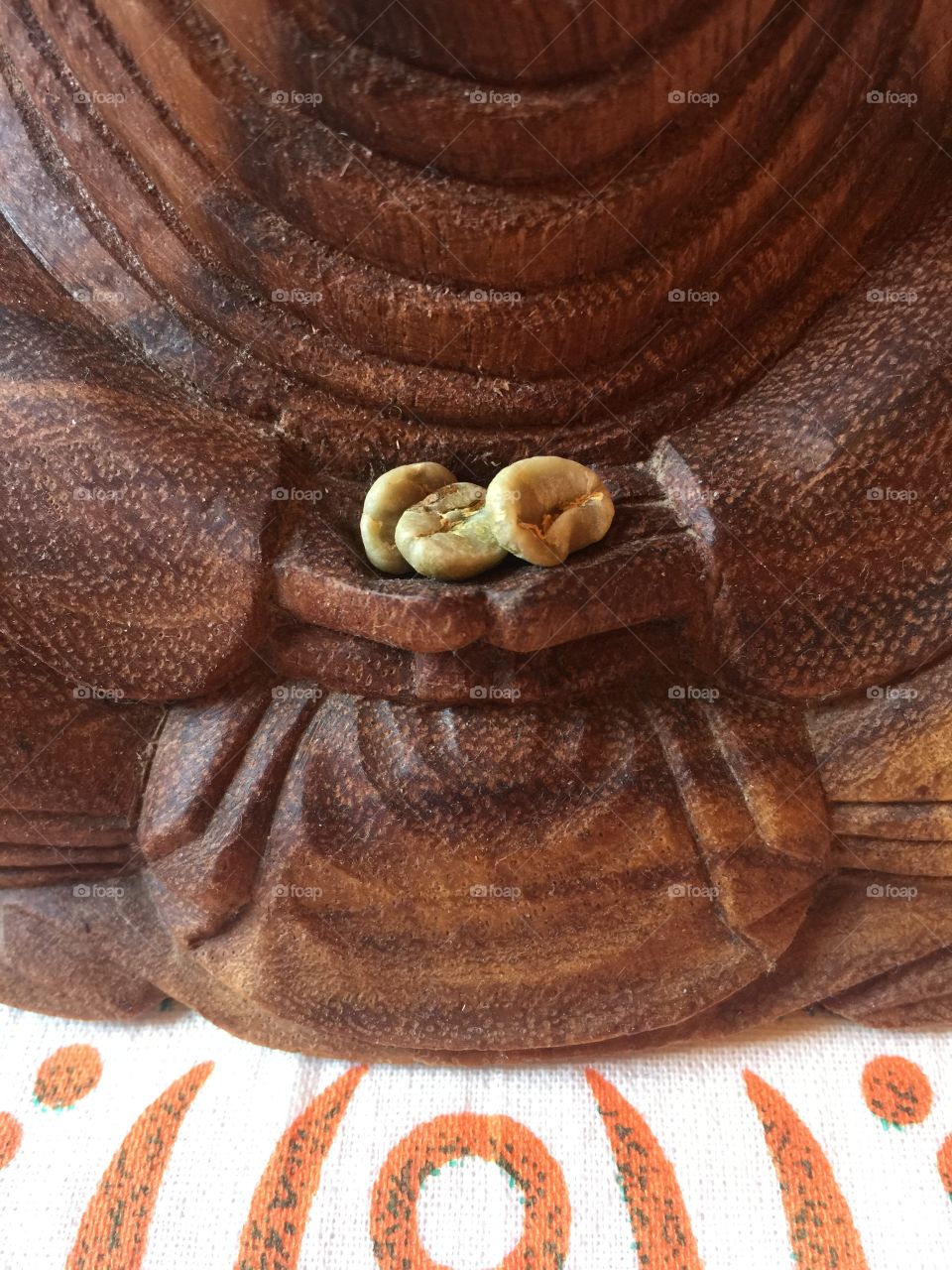 Buddha green coffee beans 