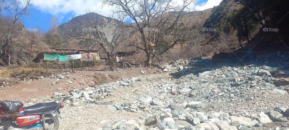 beautiful view in winter