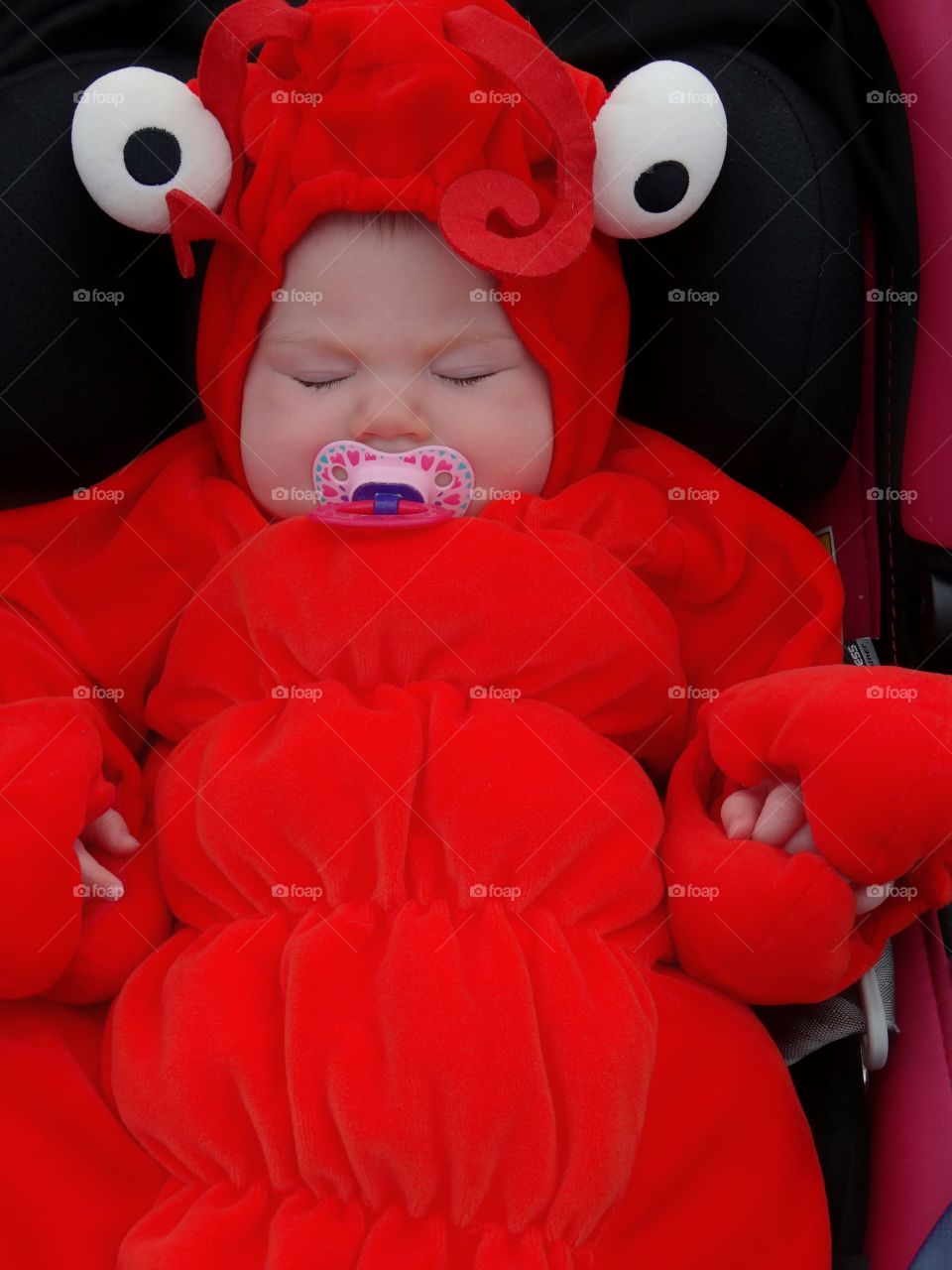 Baby In Halloween Costume
