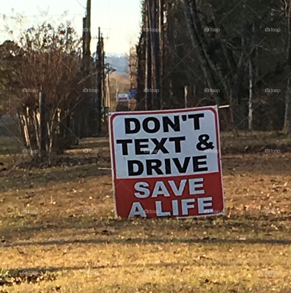 Don’t text & Drive