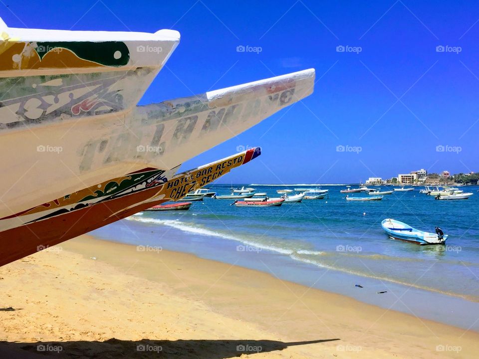 Sunny day at N’gor Beach, Senegal