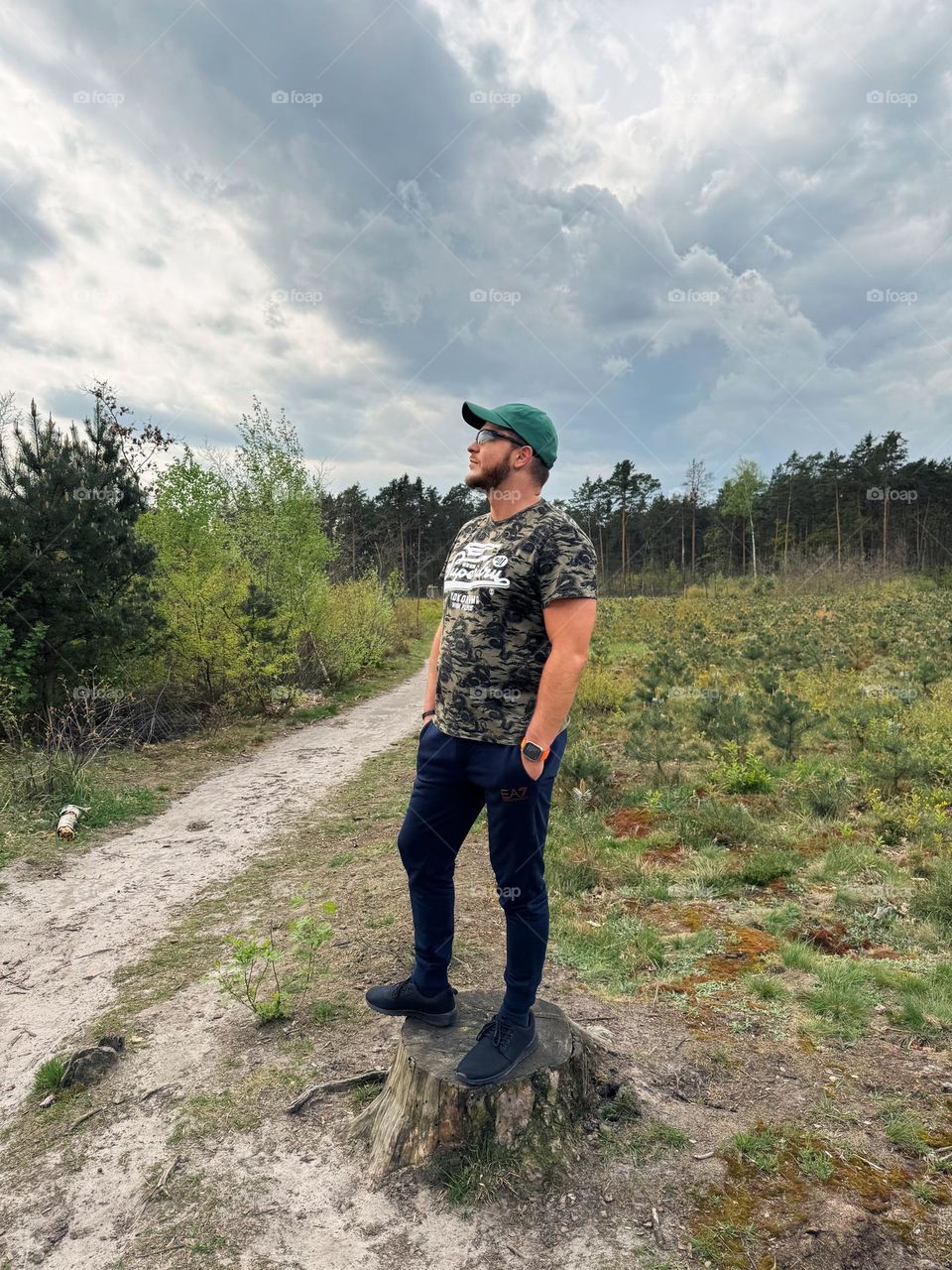 Man standing outside 