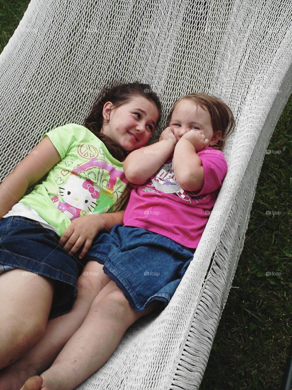 chilling in the hammock