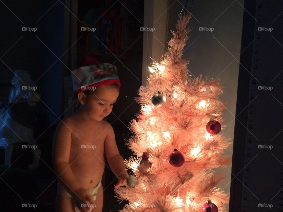 Excitement over decorating for Christmas 