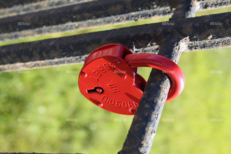 red lock