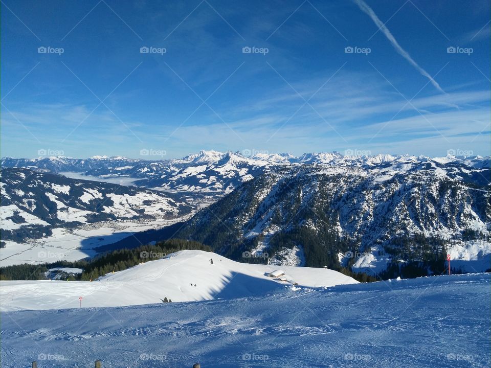 Panorama Aussicht Berge Alpen