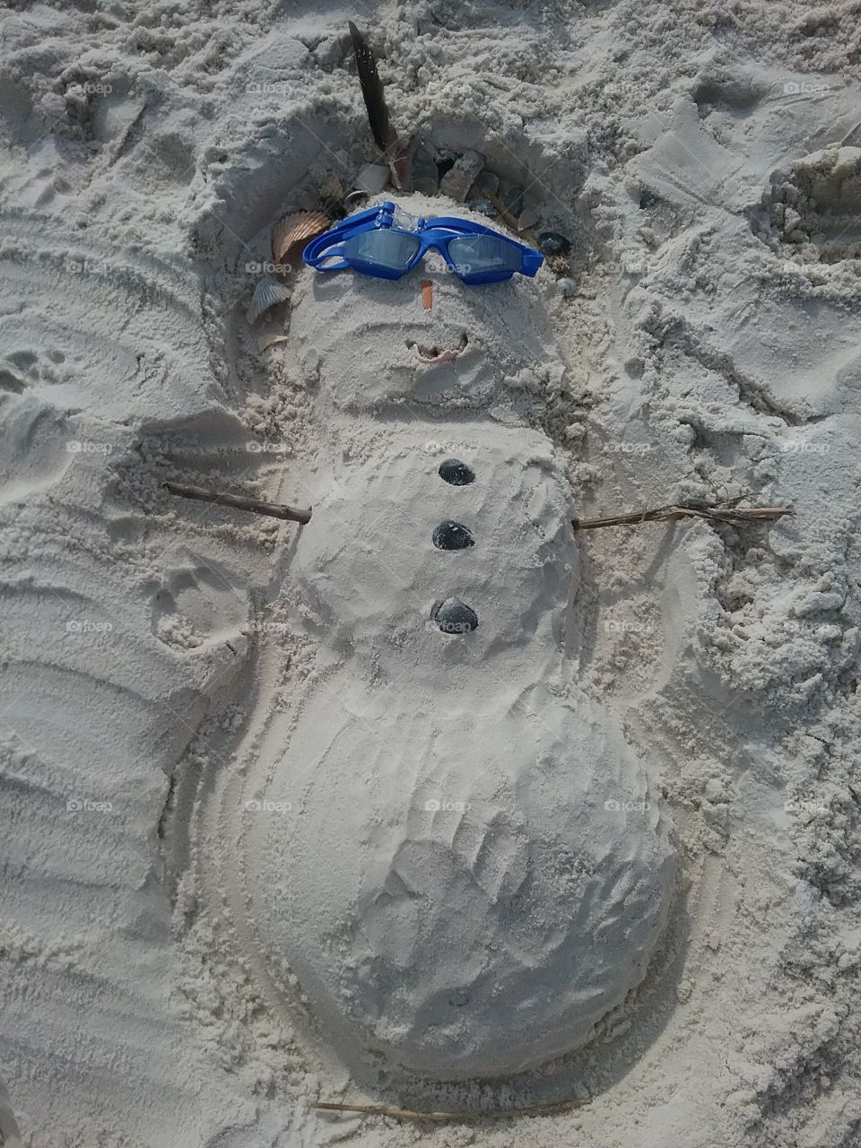 Mr. Sand Snowman