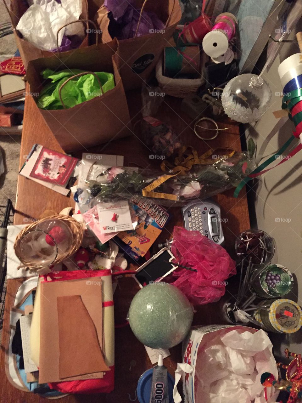 Work table under there?