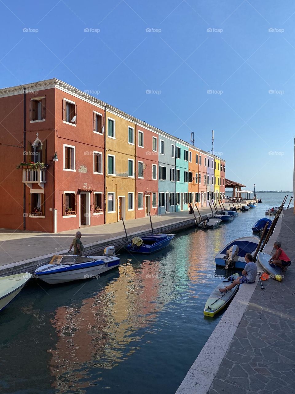 Colorful Apartments in Burano, Italy